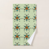 Zen Tribale Totem Bad Handdoek (Handdoek)