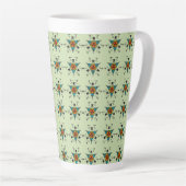 Zen Tribale Totem" Latte Mok (Rechterhoek)