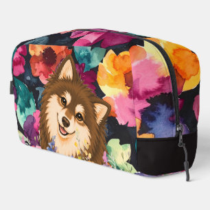 ZEN TUIN Finse Lapphond bruin- Toilettas Toilettasje
