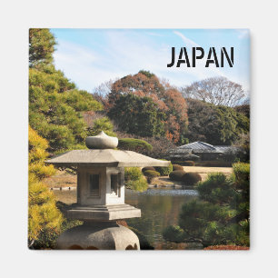 Zen-tuin in Tokio, Japan Magneet