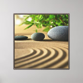 Zen Tuin Kunst Canvas Afdruk (Voorkant)
