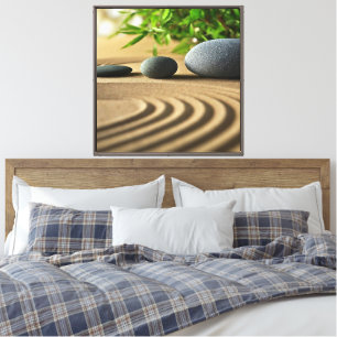 Zen Tuin Kunst Canvas Afdruk