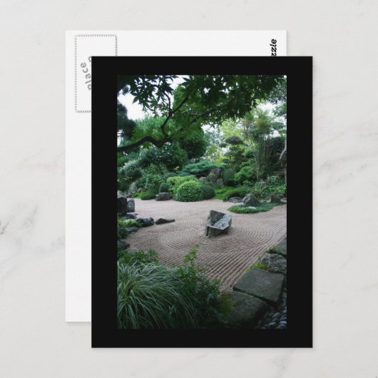 Zen Tuin Landschap en Tuinen Fotografie Briefkaart (Voorkant / Achterkant)