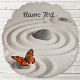 Zen Tuin Meditatie Rond Sierkussen Rond Kussen