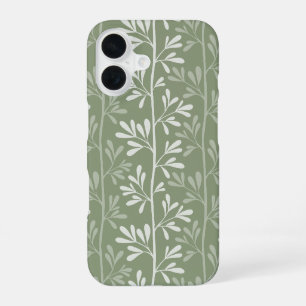 Zen Tuin Stelen Minimalistische Botanische Saliegr iPhone 16 Hoesje