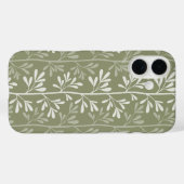 Zen Tuin Stengels Minimaal Botanisch Olijfgroen Case-Mate iPhone Case (Achterkant (horizontaal))