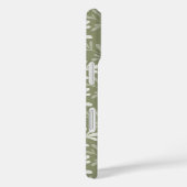 Zen Tuin Stengels Minimaal Botanisch Olijfgroen Case-Mate iPhone Case (Achterkant / Rechts)