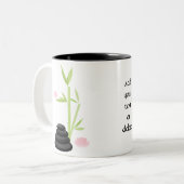 Zen Tweekleurige Koffiemok (Voorkant links)