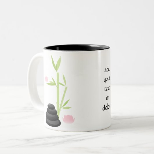 Zen Tweekleurige Koffiemok (Voorkant links)