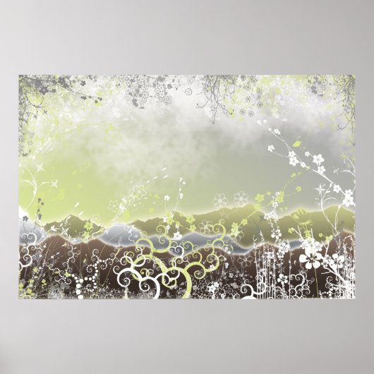 Zen Uitzicht Poster (Voorkant)