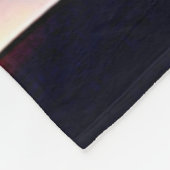 Zen Under Stars: Cosmic Meditation Fleece Deken (Hoek)