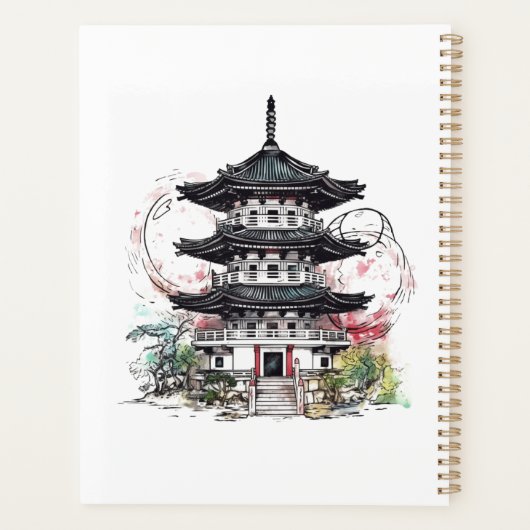 Zen van de Pagoda - Planner (Achterkant)