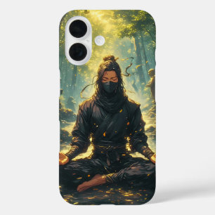 Zen van de Schaduw Krijger iPhone 16 Hoesje