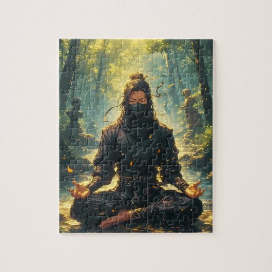 Zen van de Schaduw Krijger Legpuzzel (Verticaal)