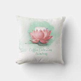 Zen van koffie kussen