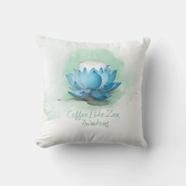 Zen van koffie kussen