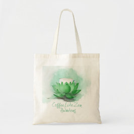 Zen van koffie tote bag