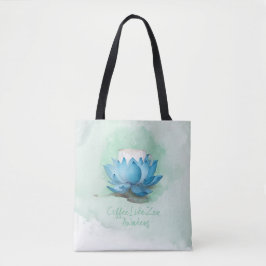 Zen van koffie tote bag