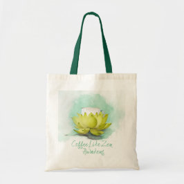 Zen van koffie tote bag