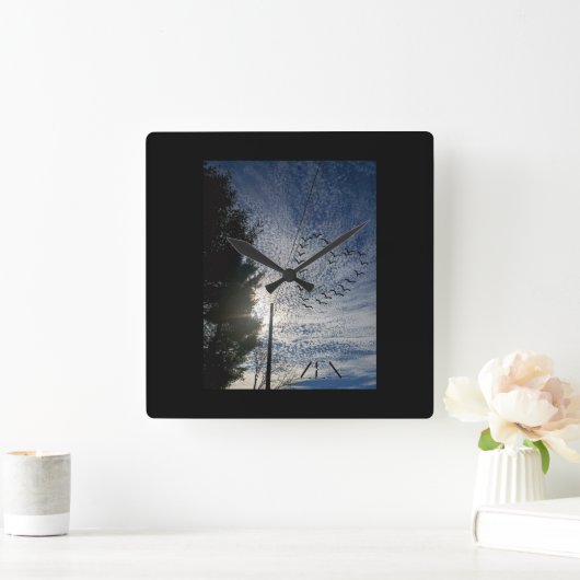 ZEN VIERKANTE KLOK (Huis)