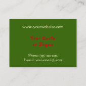 Zen Visitekaartje (Achterkant)