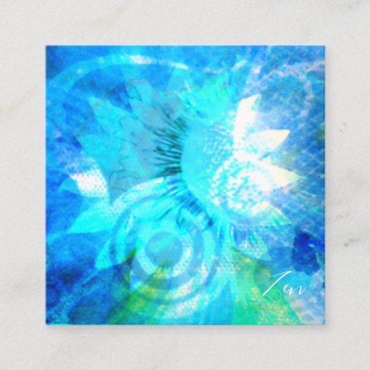 Zen-visitekaartje Vierkante Visitekaartje (Voorkant)