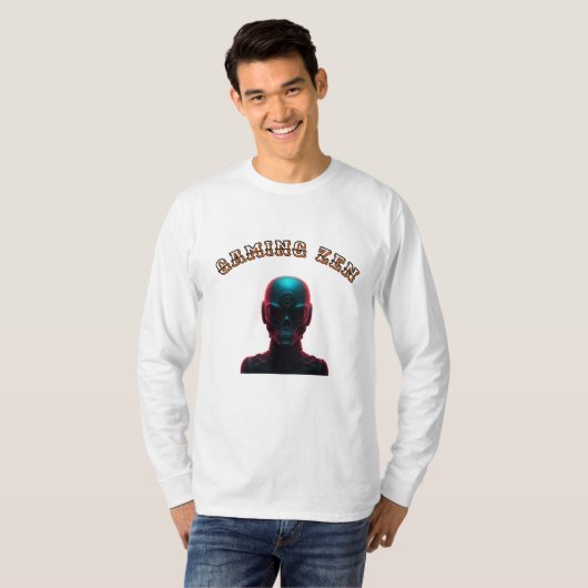 Zen voor games t-shirt (Voorkant volledig)