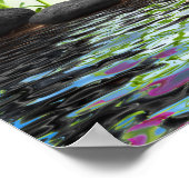 zen, vrede, roze orchidee, mooi, spa, genezing, yo poster (Hoek)