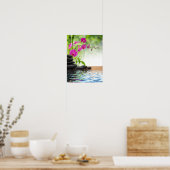 zen, vrede, roze orchidee, mooi, spa, genezing, yo poster (Keuken)
