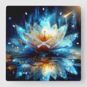 Zen Wall Clock Vierkante Klok (Voorkant)