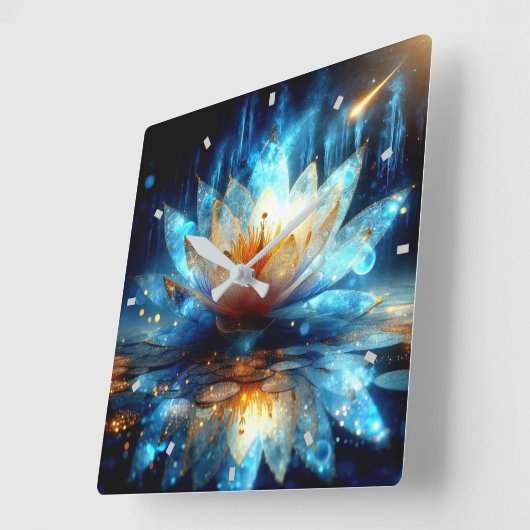 Zen Wall Clock Vierkante Klok (Hoek)