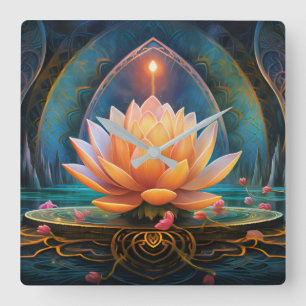 Zen Wall Clock Vierkante Klok