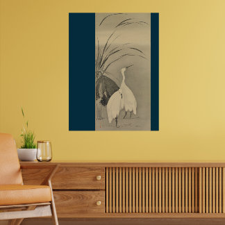 Zen Wanddecoratie - Minimalistische Lotus & Witte Poster