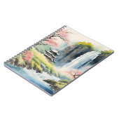 Zen Watercolor Huis Notitieboek (Linkerzijde)