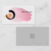 Zen - Waterverf Visitekaartje (Voorkant / Achterkant)