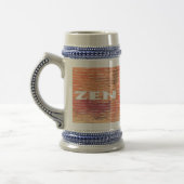 Zen white riet stein bierpul (Links)