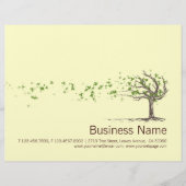 Zen Wind Tree met bladblazer Flyer (Voorkant)