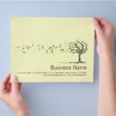 Zen Wind Tree met bladblazer Flyer (Hand)