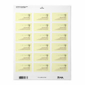 Zen Windboom met bladeren Zakelijke labels Sticker (Full Sheet)