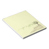 Zen Windboom met Notitieblok van bladeren (Schuin)