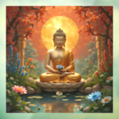 Zen Window Cling Raamsticker (Vel 3)