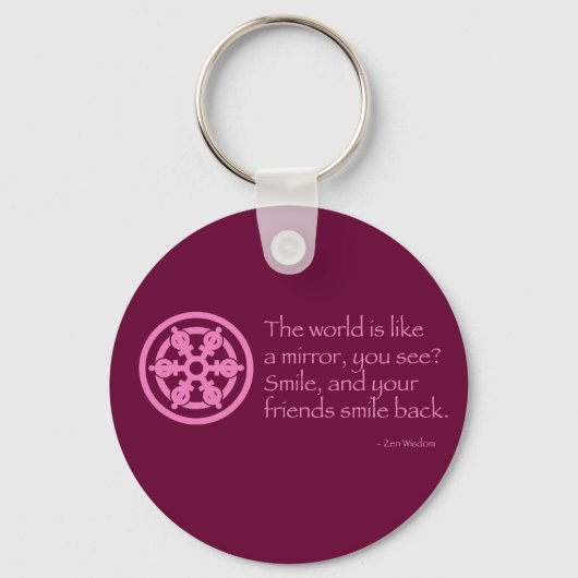Zen Wisdom Sleutelhanger (Voorkant)