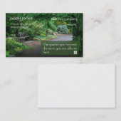 Zen Wisdom visitekaartje (Voorkant / Achterkant)