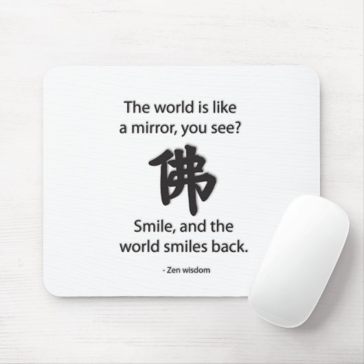 Zen Wisdom - We krijgen wat we geven Muismat (Met muis)