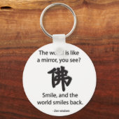 Zen Wisdom - We krijgen wat we geven Sleutelhanger (Voorkant)