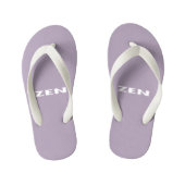 Zen wit grijs peuter teenslippers (Voetbed)