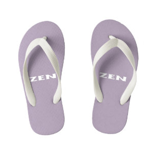 Zen wit grijs peuter teenslippers