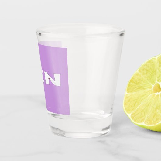 Zen wit lila glas (Rechts)