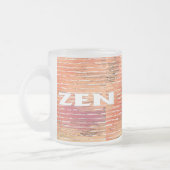 Zen wit riet frosted mok (Links)