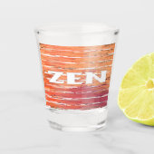 Zen wit riet glas (Voorkant)